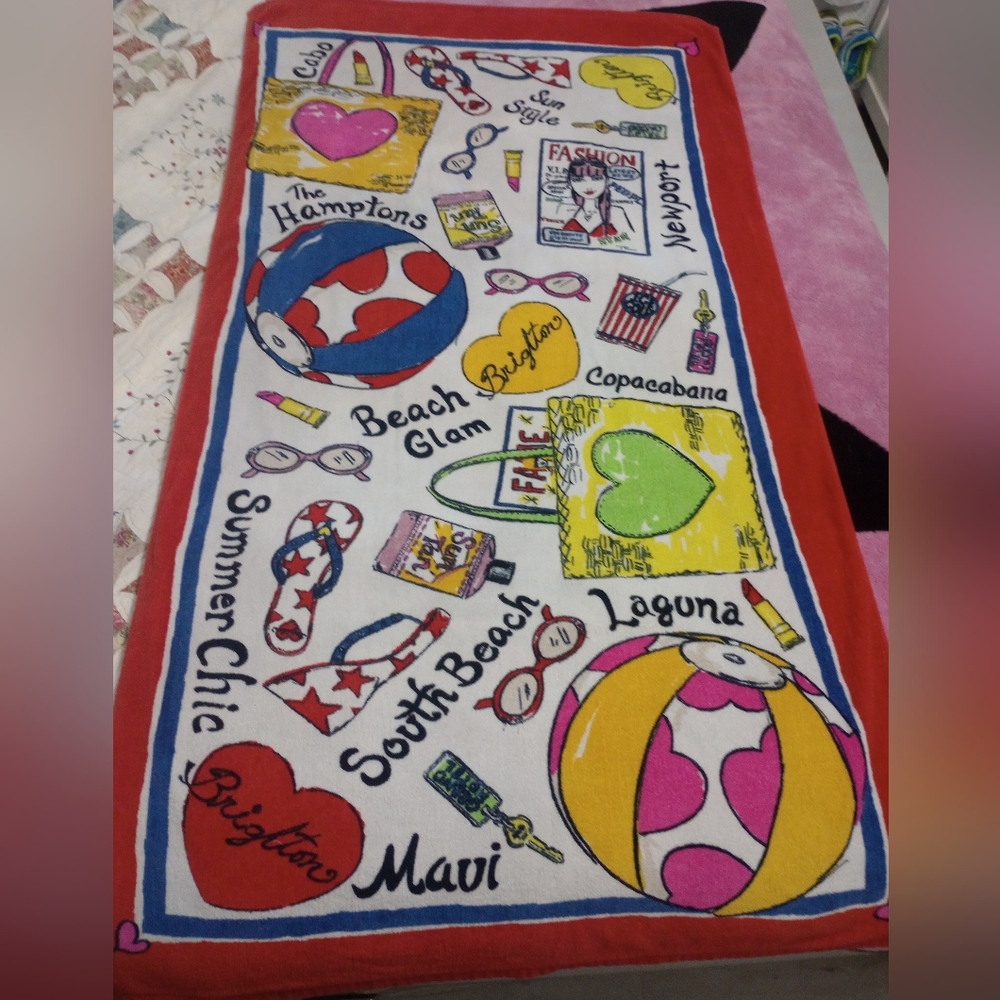 Vintage Brighton Beach Towel